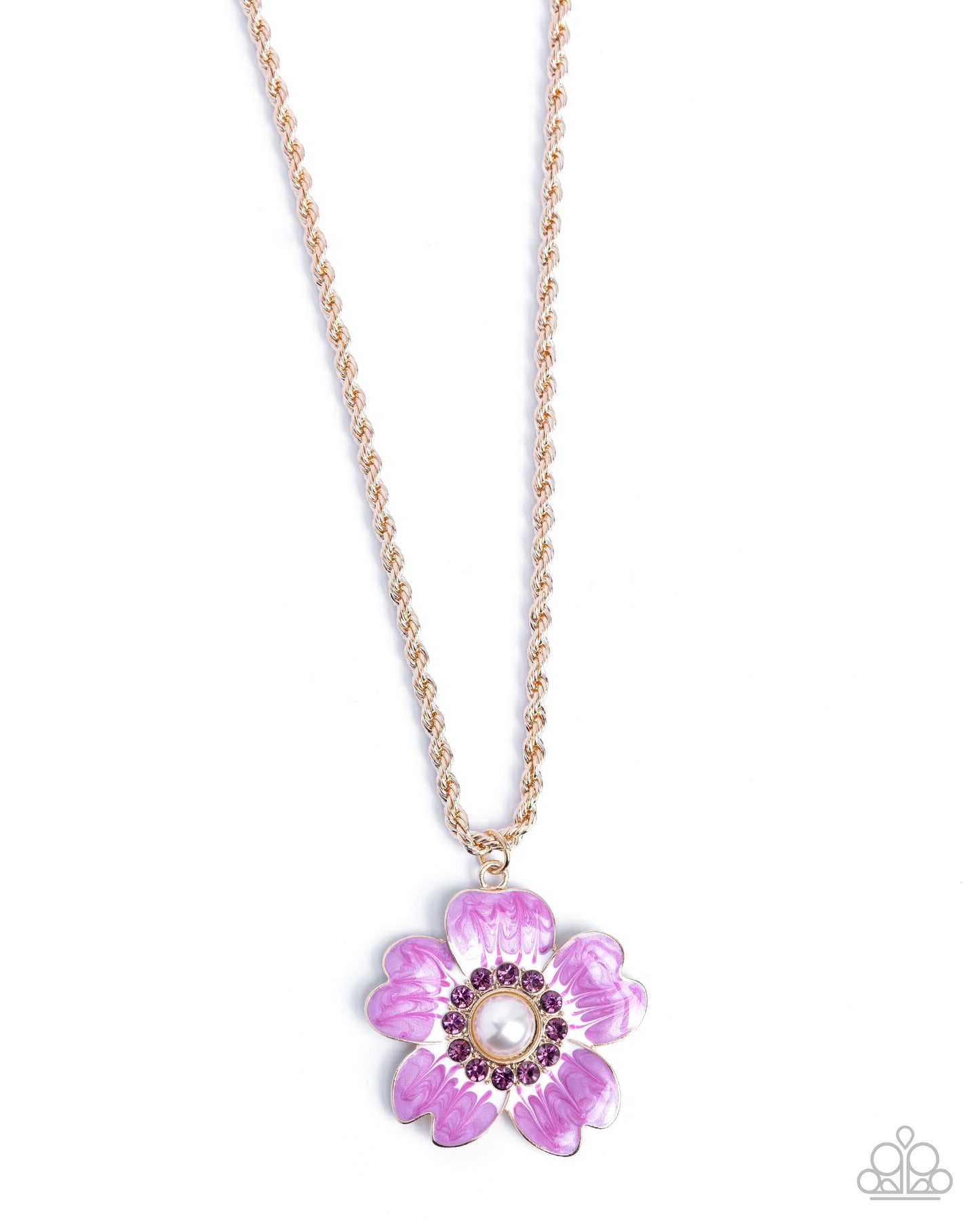 Perennial Pendant - purple - Paparazzi necklace