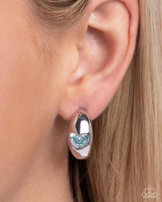 Perfect Point - blue - Paparazzi earrings