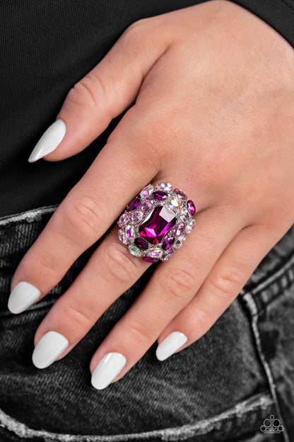 Perfectly Park Avenue - pink - Paparazzi ring