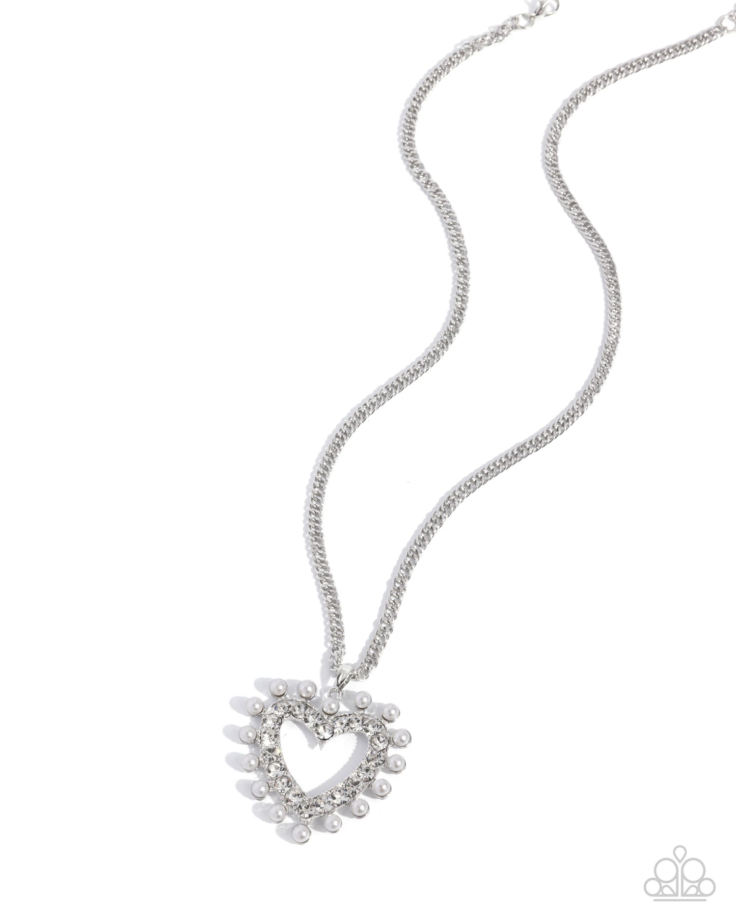 Perfectly Prim - white - Paparazzi necklace