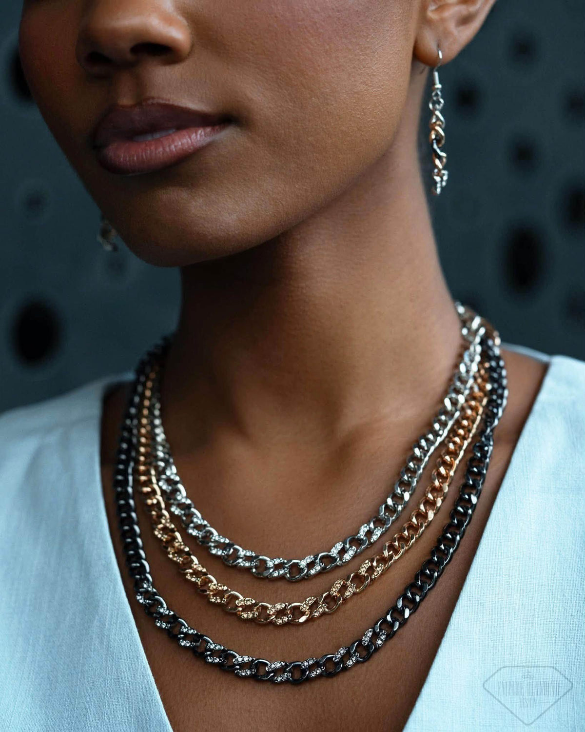 Persistent Poise - multi - Paparazzi necklace