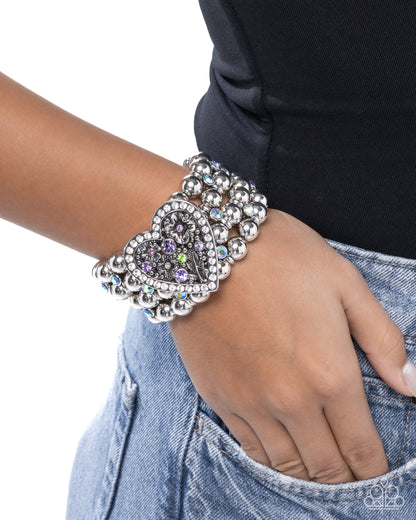 Personal History - purple - Paparazzi bracelet