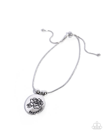 Personalized Bouquet - September - silver - Paparazzi bracelet