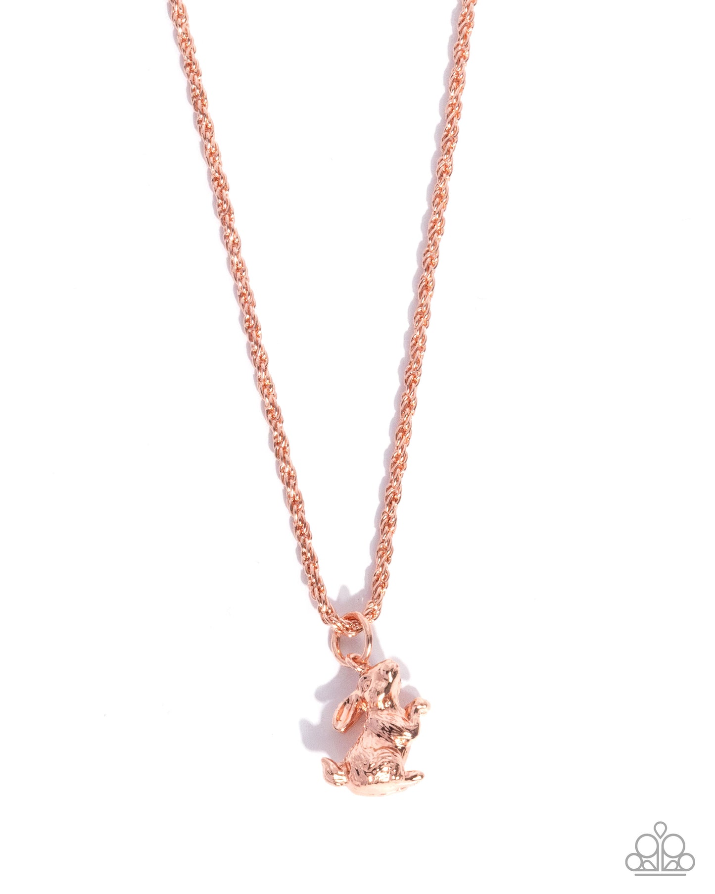 Pet Rabbit - copper - Paparazzi necklace