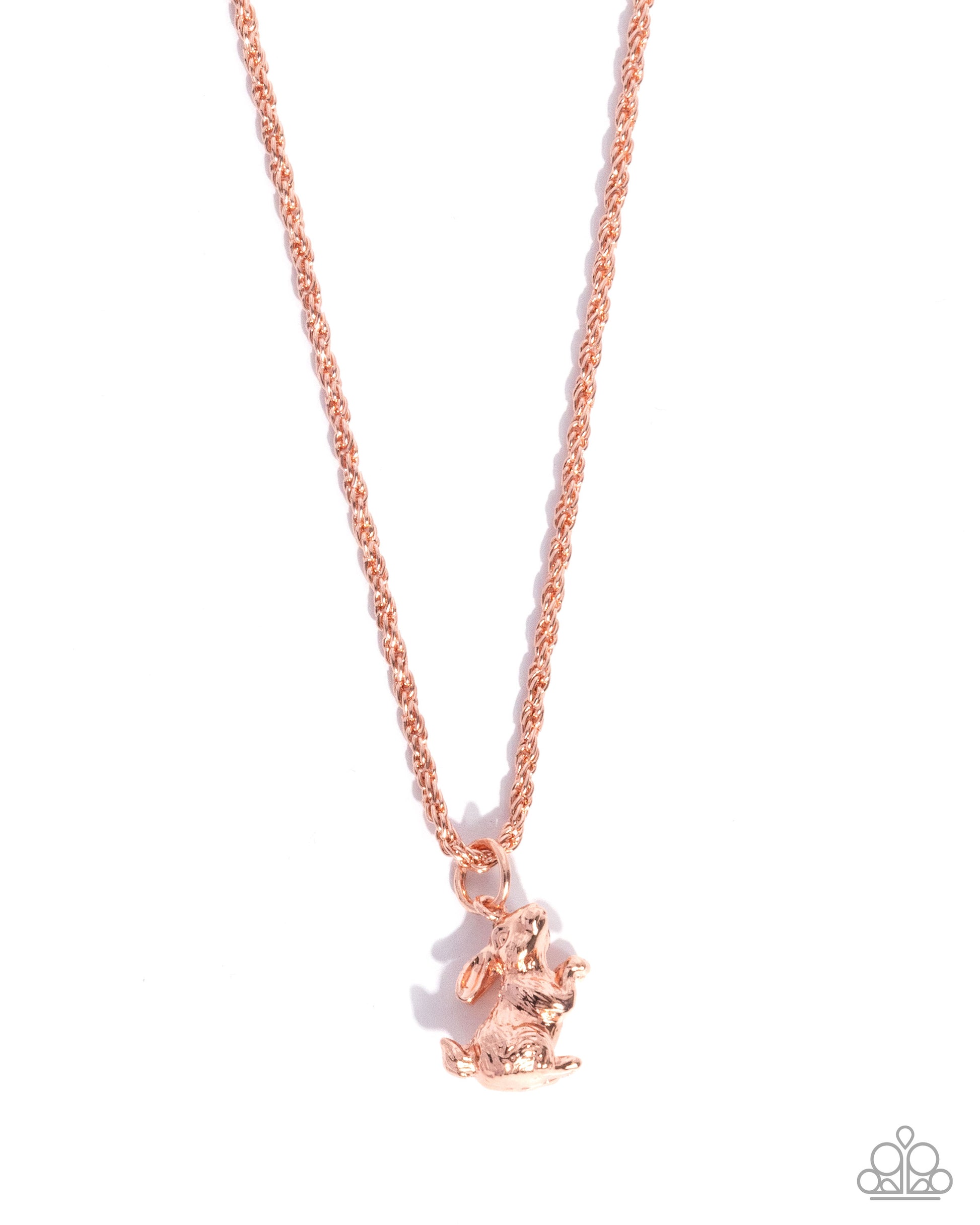 Pet Rabbit - copper - Paparazzi necklace