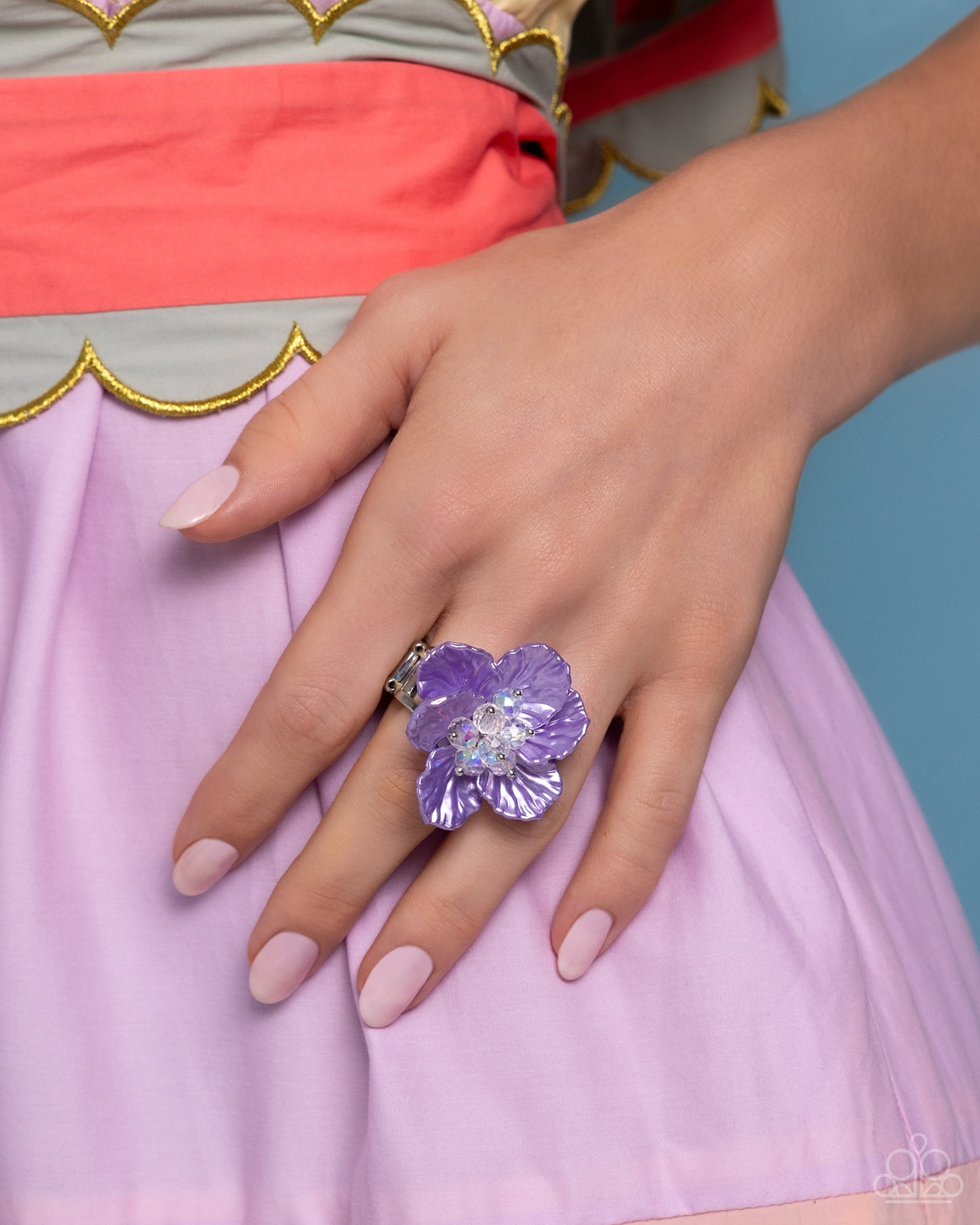 Petal Pact - purple - Paparazzi ring