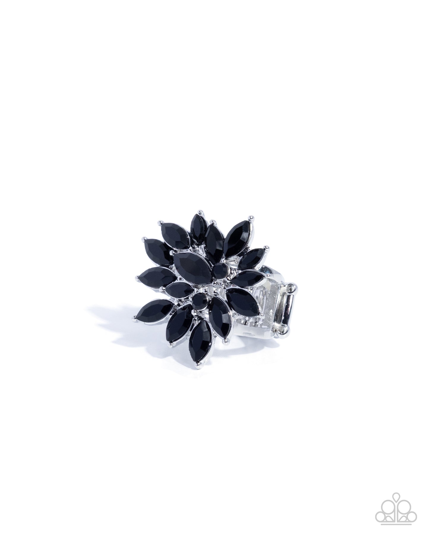 Petal Plan - black - Paparazzi ring