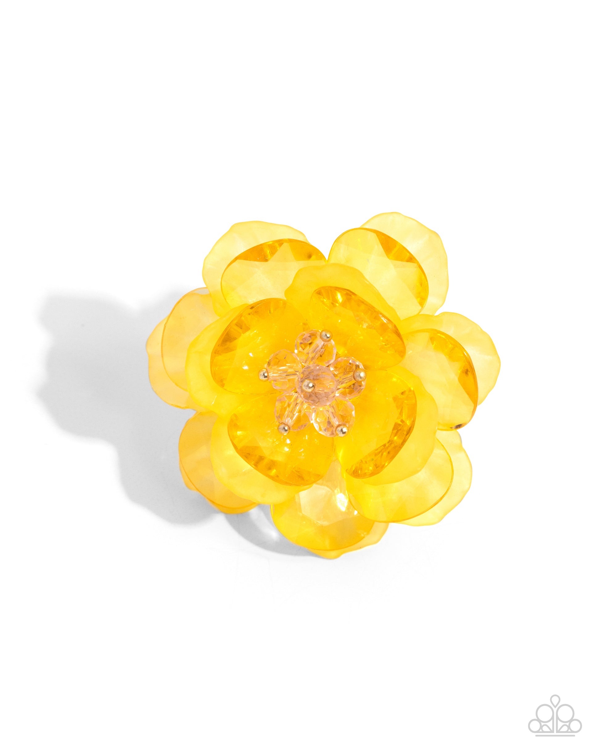 Petal Privilege - yellow - Paparazzi ring