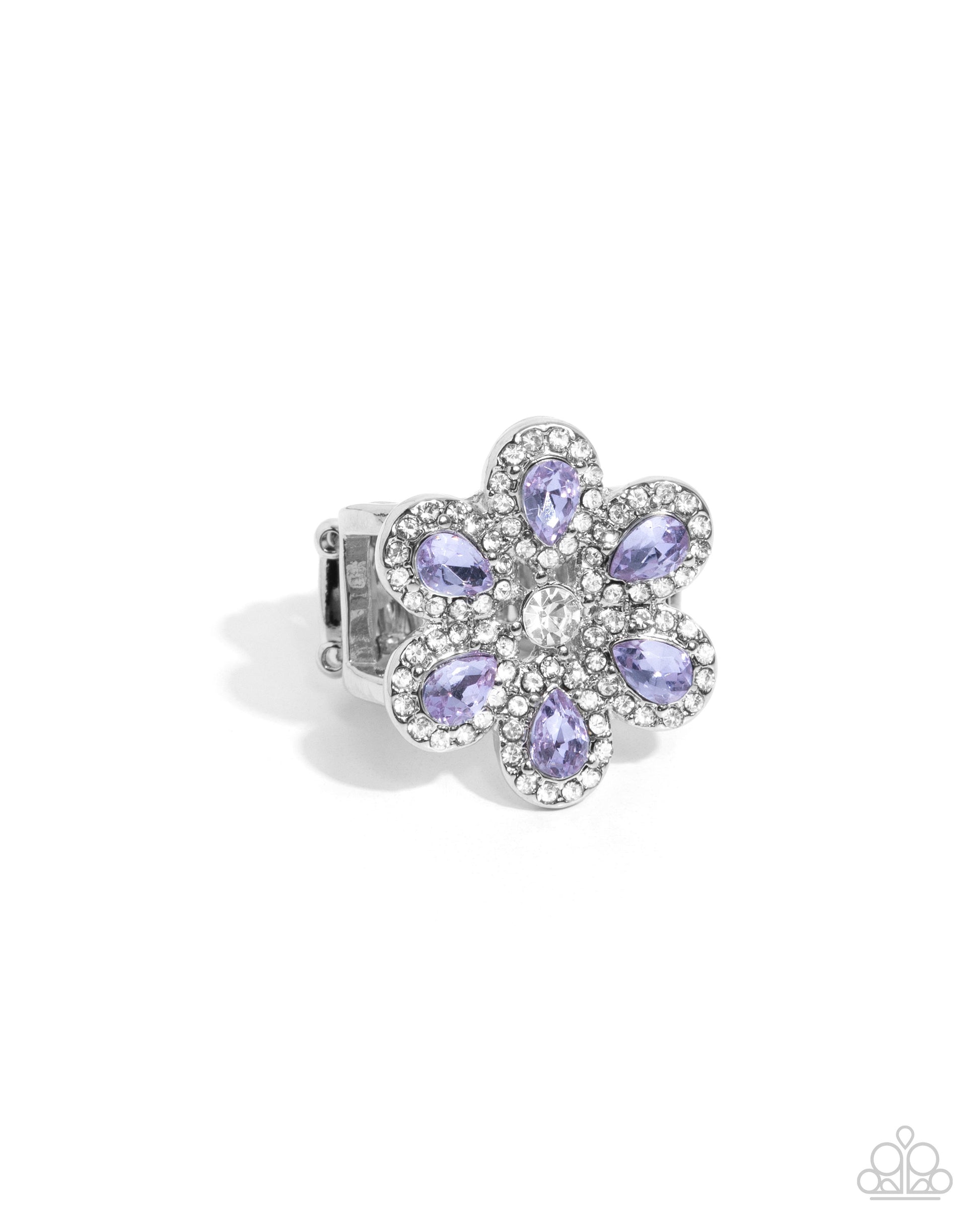 Petaled Promenade - purple - Paparazzi ring