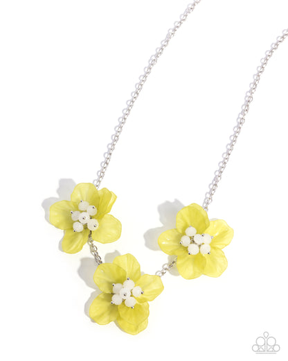 Petaled Promotion - green - Paparazzi necklace