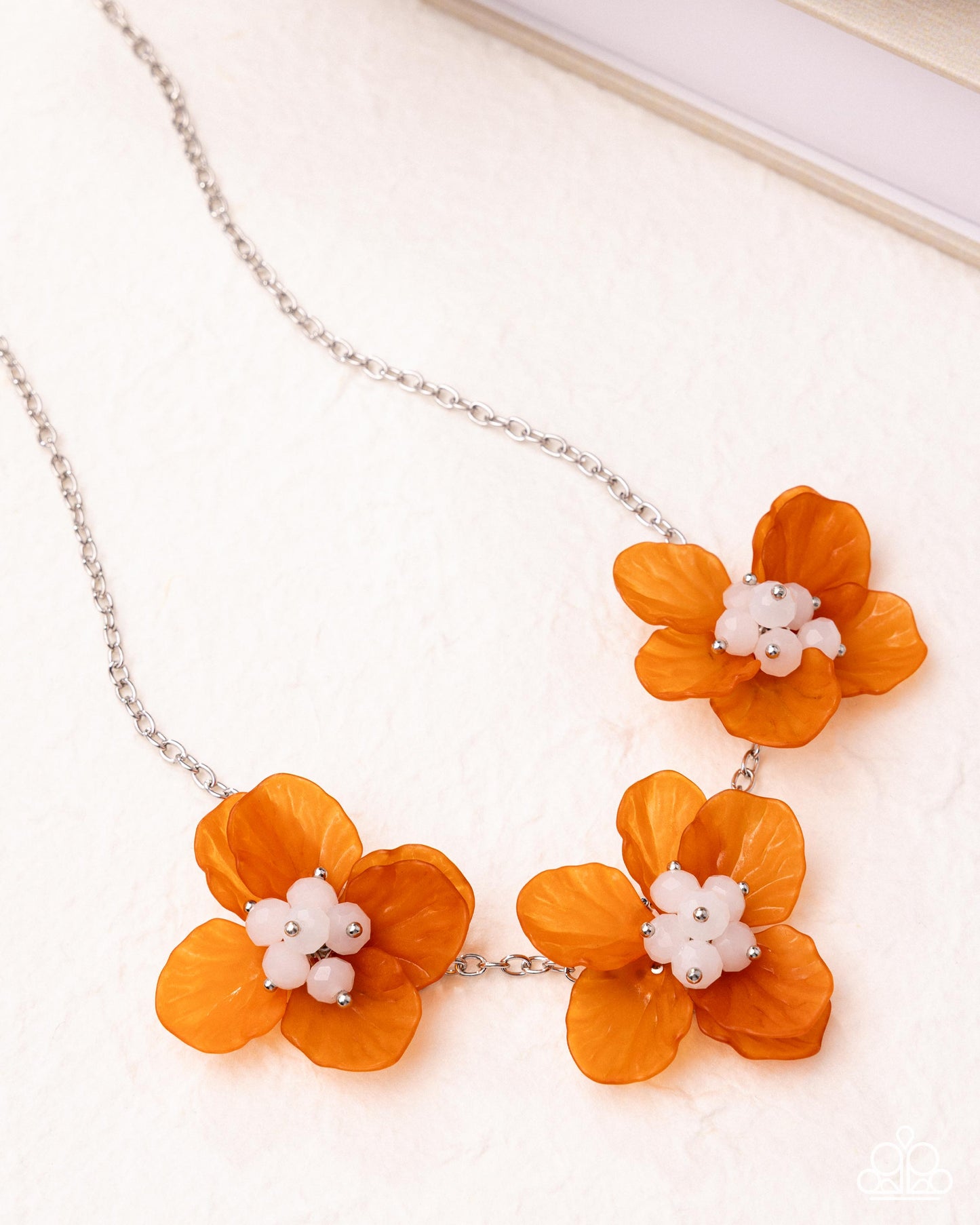 Petaled Promotion - orange - Paparazzi necklace