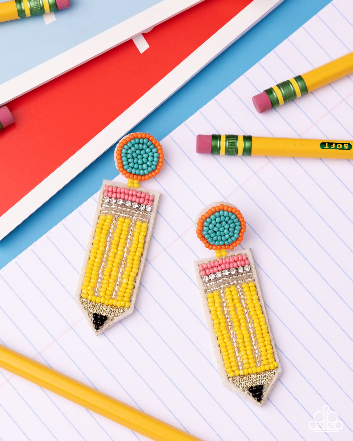 Phenomenal Pencil - yellow - Paparazzi earrings