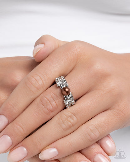 Pick of the Pizazz - brown - Paparazzi ring