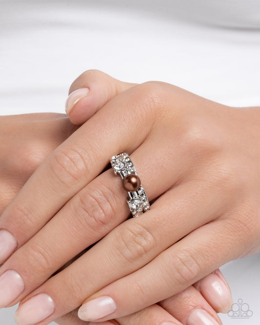 Pick of the Pizazz - brown - Paparazzi ring
