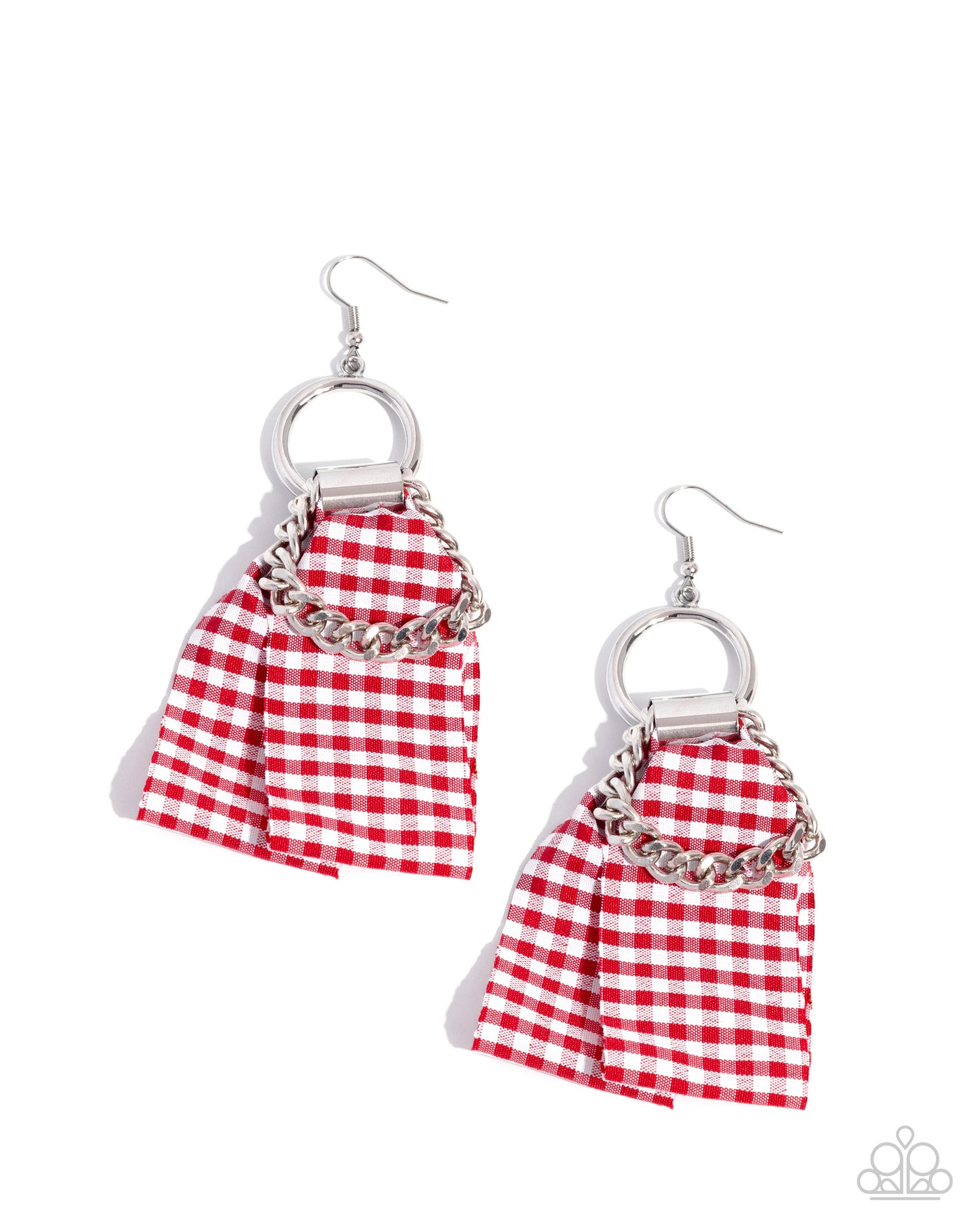 Picnic Pizzazz - red - Paparazzi earrings