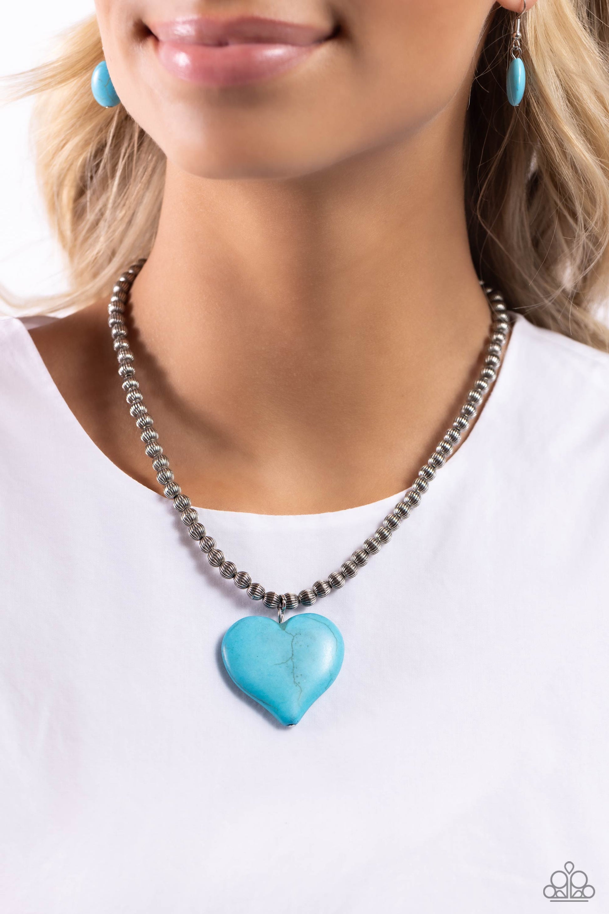 Picturesque Pairing - blue - Paparazzi necklace