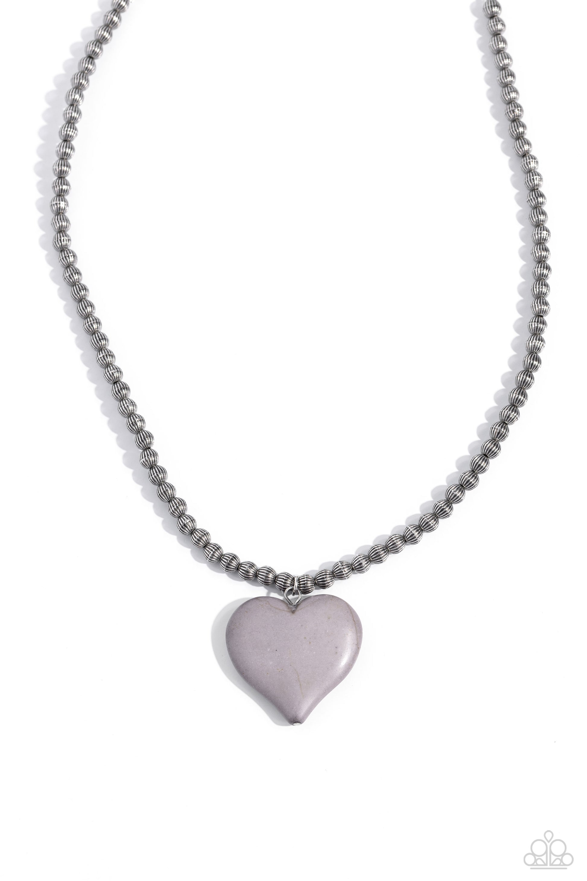Picturesque Pairing - silver - Paparazzi necklace