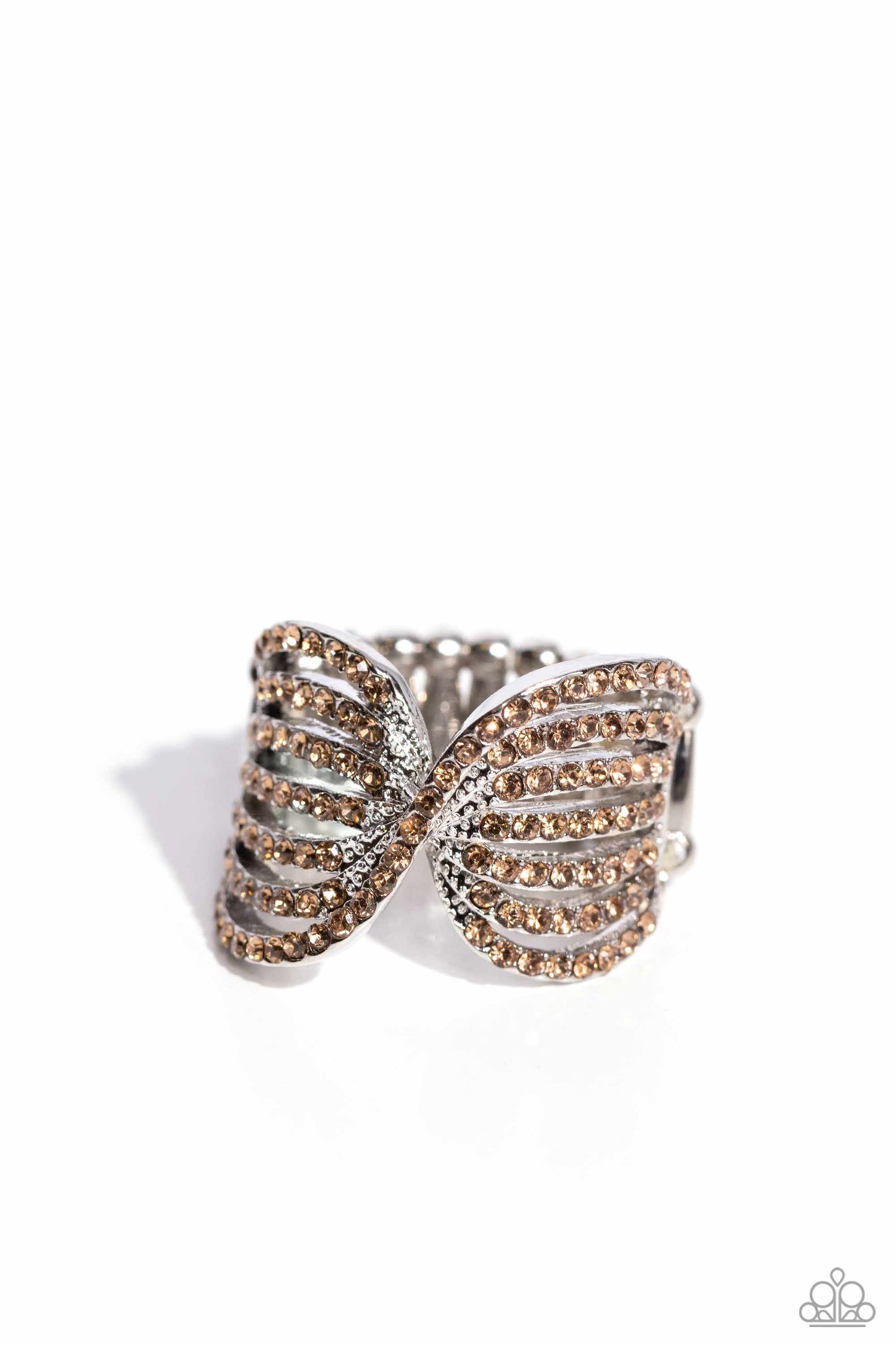 Pinched Promise - brown - Paparazzi ring