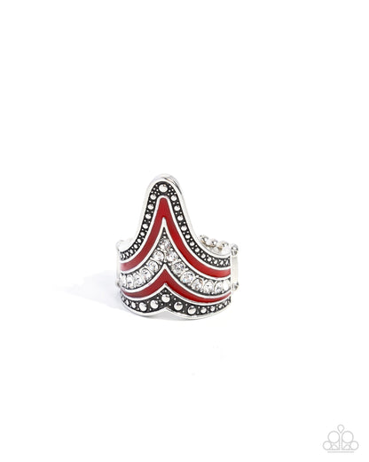 Piquant Promise - red - Paparazzi ring