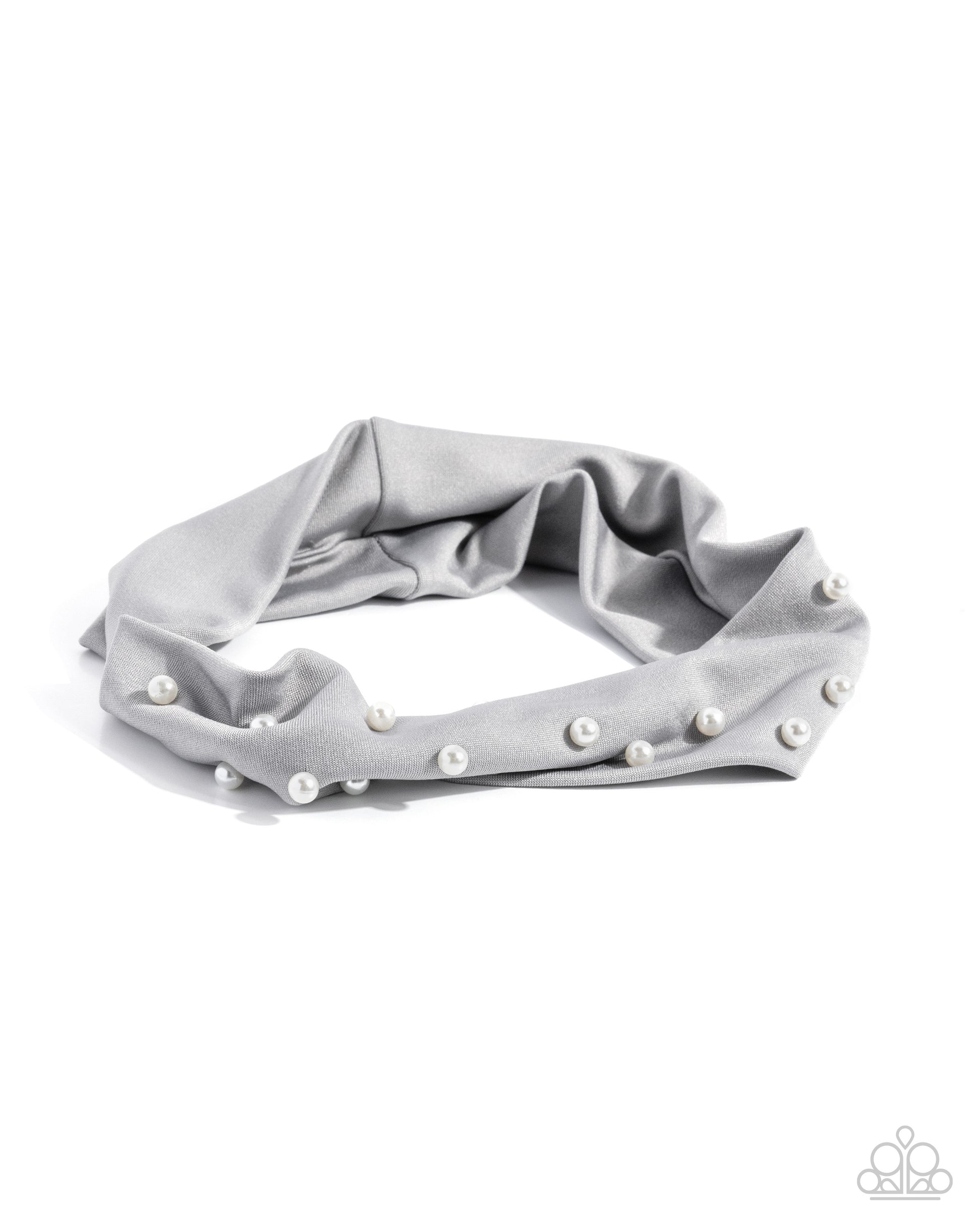 Placid Pearls - silver - Paparazzi headband