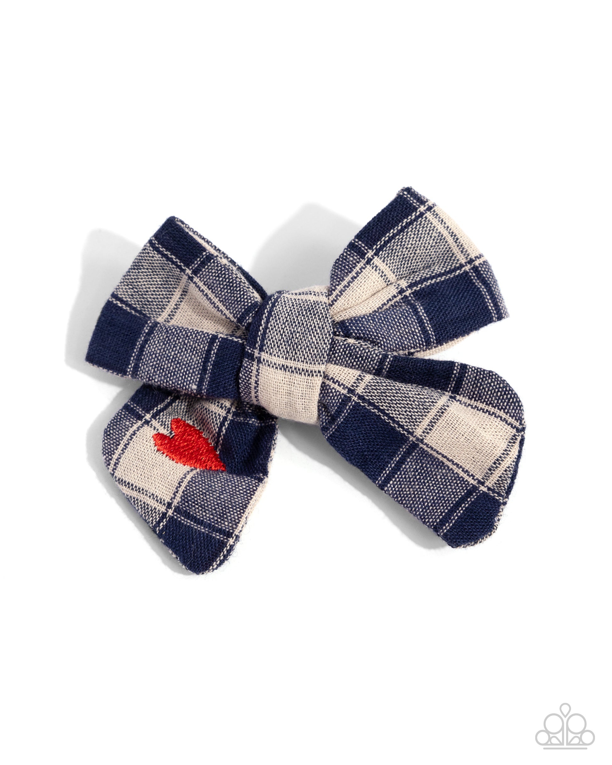 ​Plaid Picnic - blue - Paparazzi hair clip