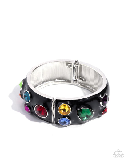 Planned Polka Dots - multi - Paparazzi bracelet