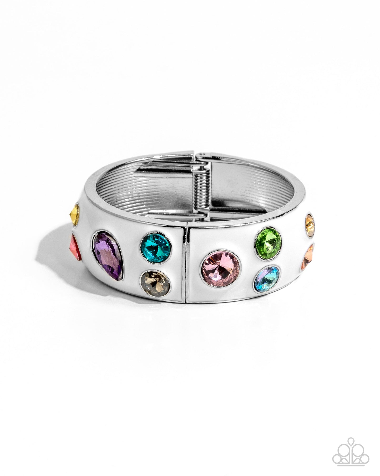 Planned Polka Dots - white - Paparazzi bracelet