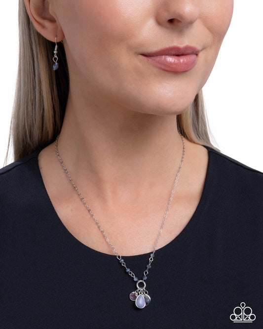 Playful Parade - blue - Paparazzi necklace