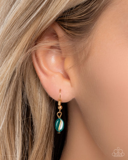 Playful Passage - green - Paparazzi necklace