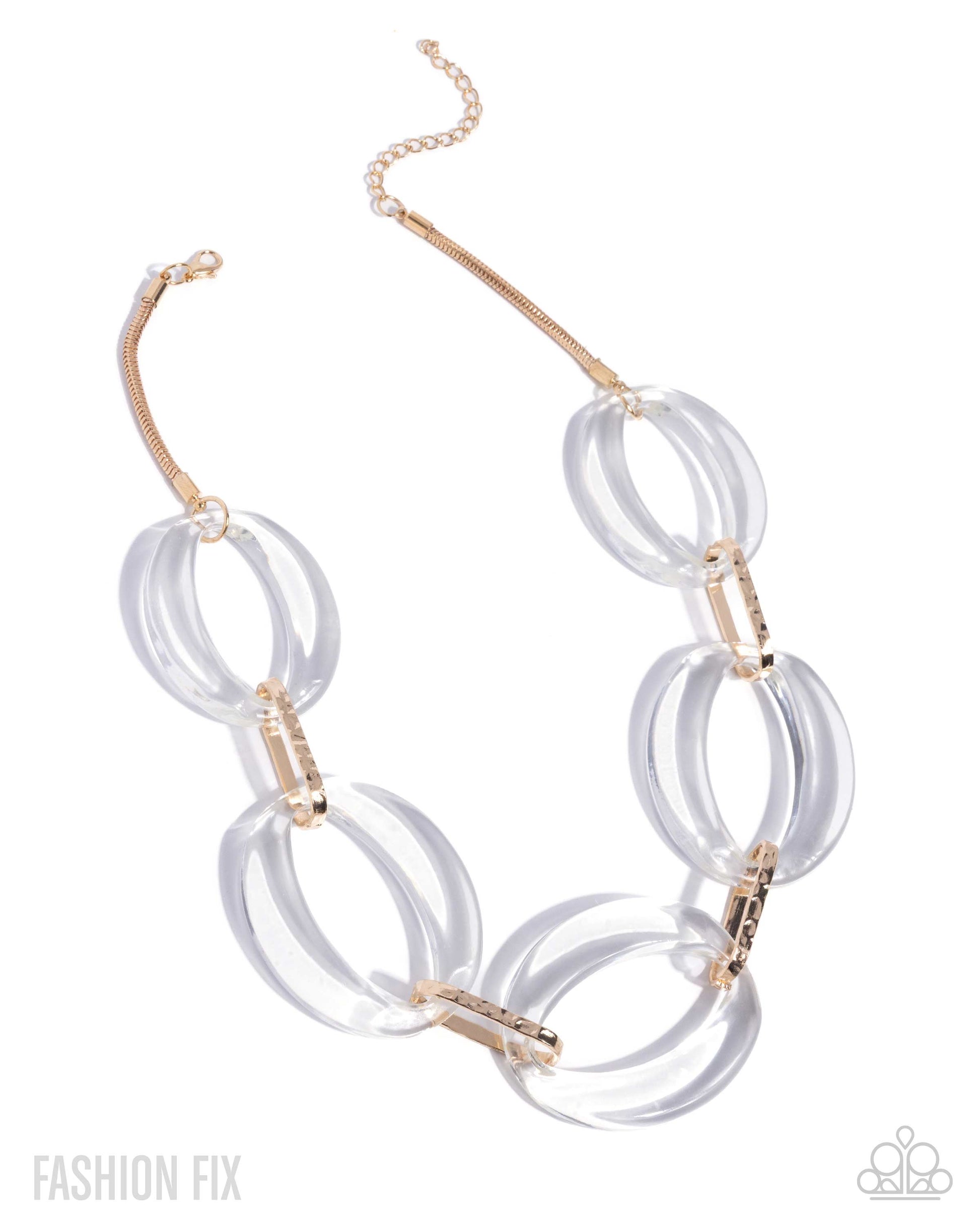 Playful Period - gold - Paparazzi necklace