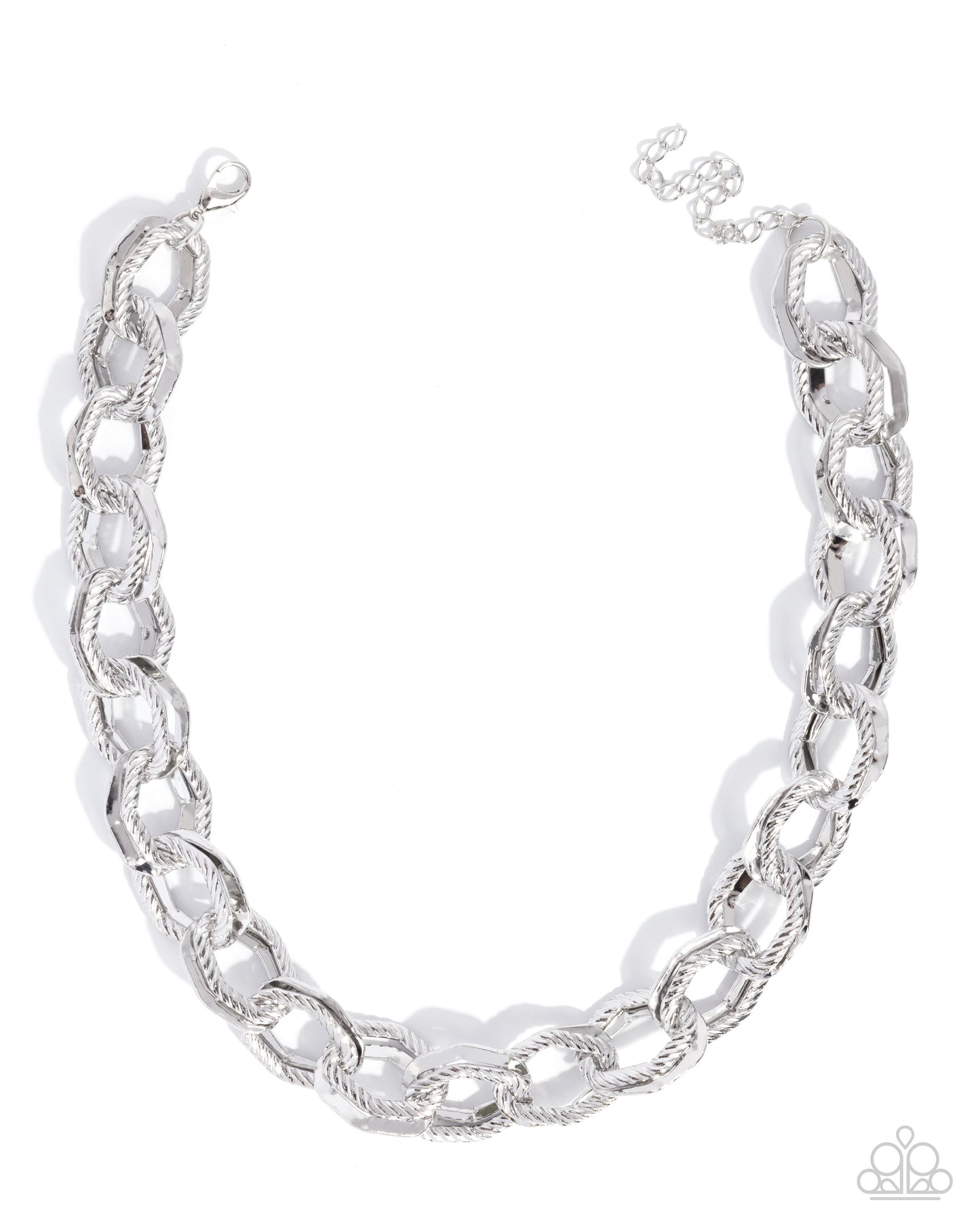 Play on Texture - silver - Paparazzi necklace