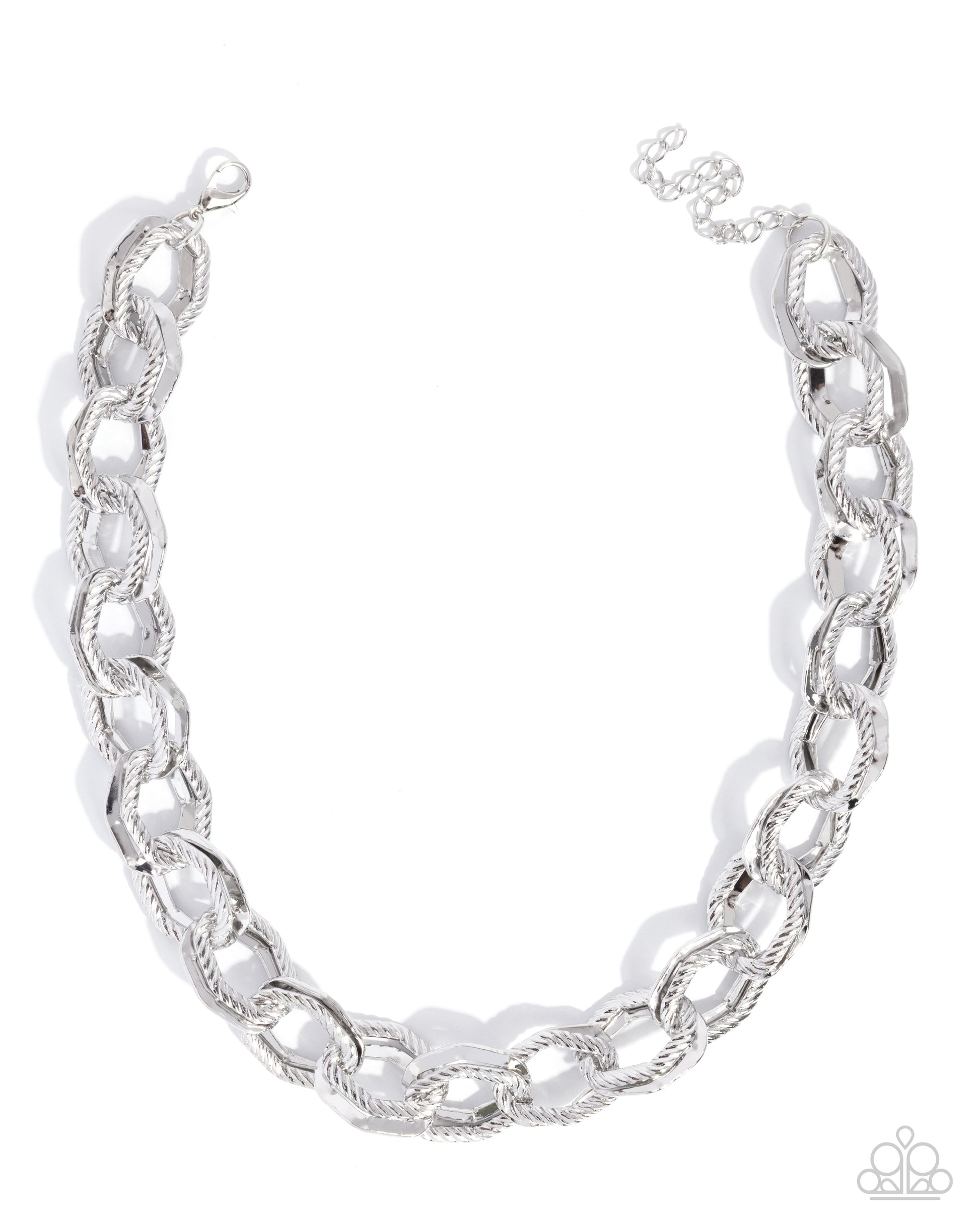 Play on Texture - silver - Paparazzi necklace