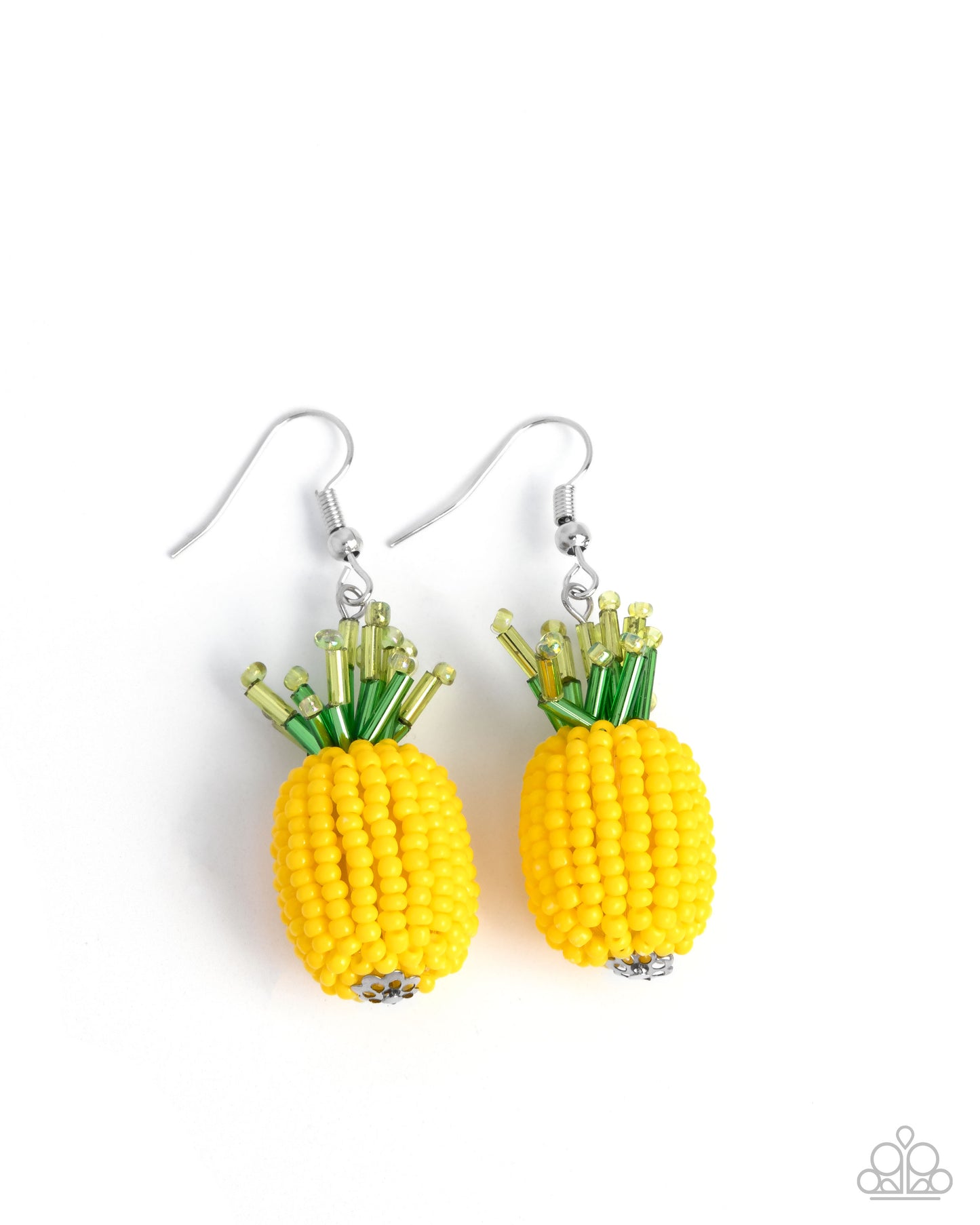 Pleasant Pineapple - yellow - Paparazzi earrings