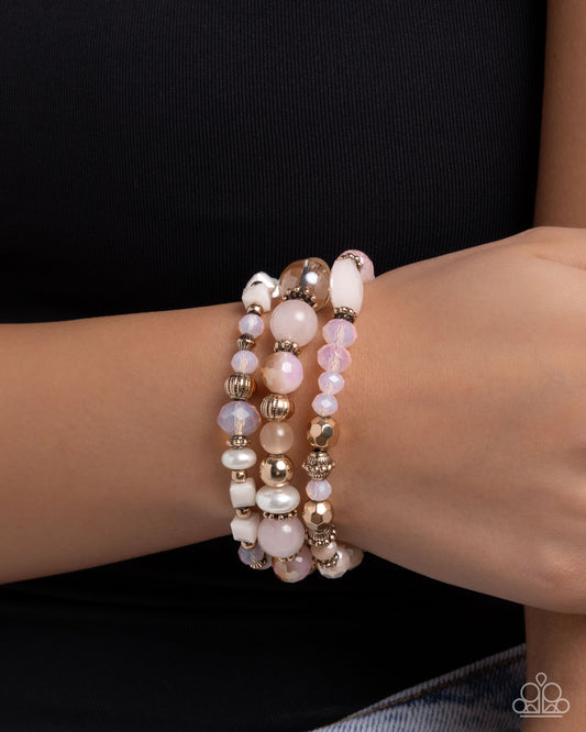 Pleasant Potential - pink - Paparazzi bracelet