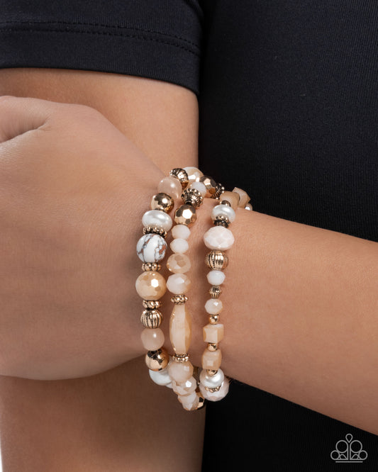 Pleasant Potential - white - Paparazzi bracelet