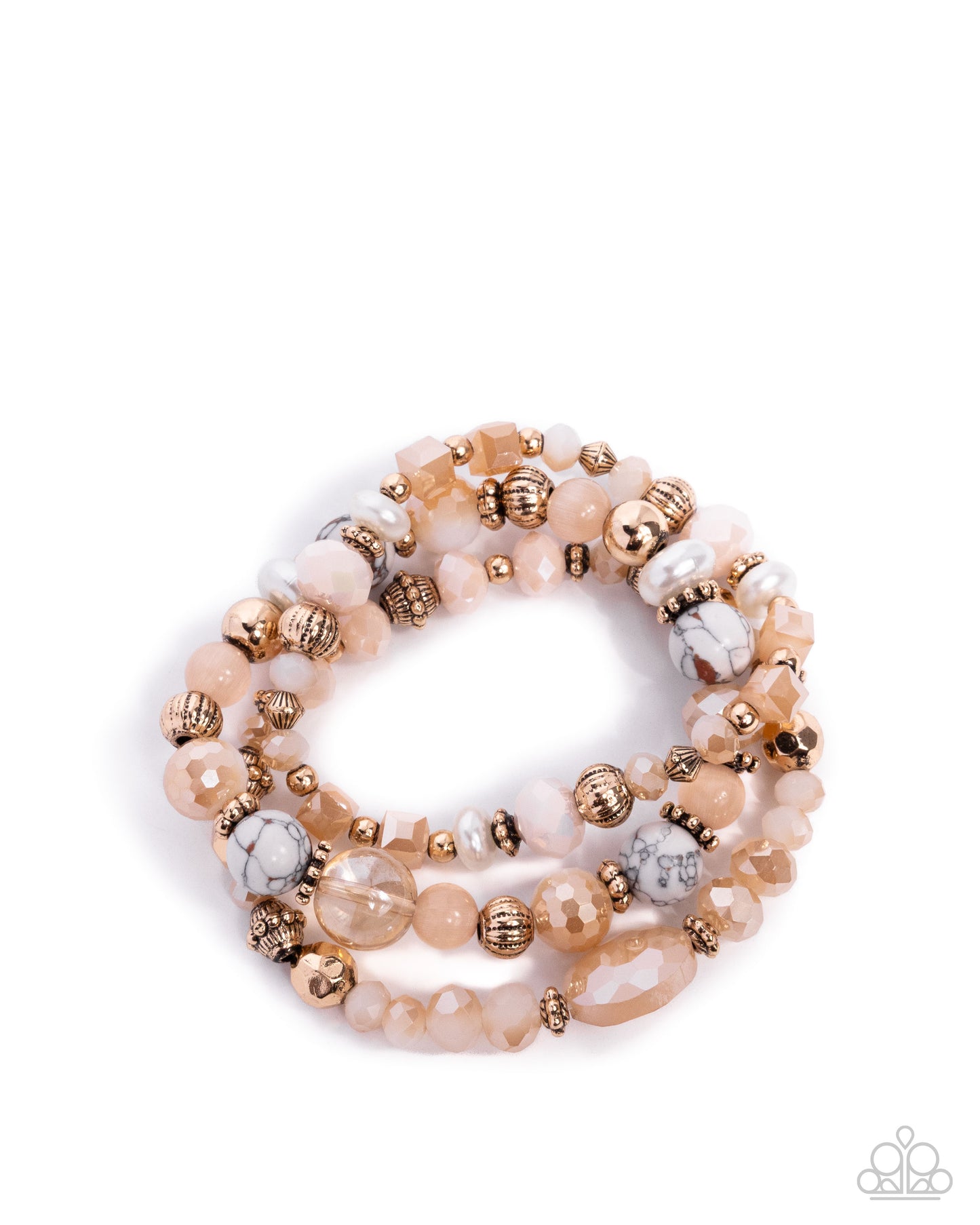 Pleasant Potential - white - Paparazzi bracelet
