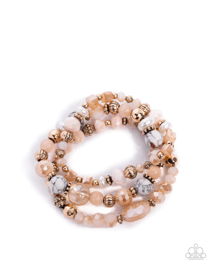 Pleasant Potential - white - Paparazzi bracelet