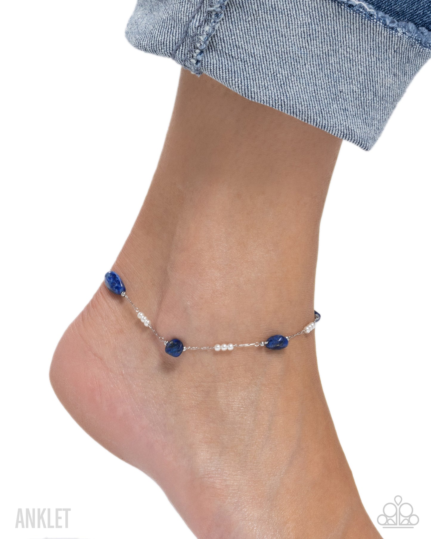 Pleasantly Piquant - blue - Paparazzi anklet