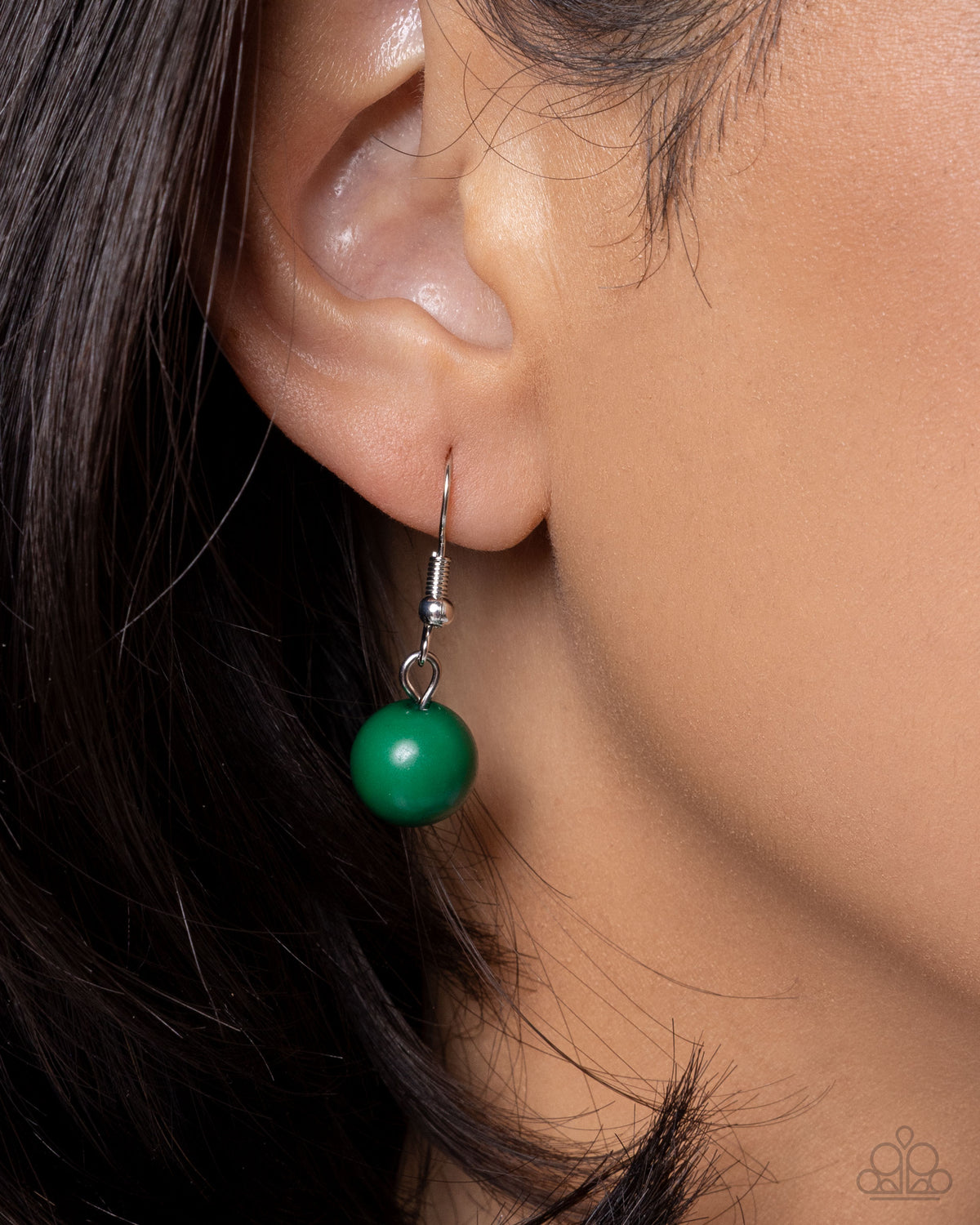 Pleasing Pearls - green - Paparazzi necklace
