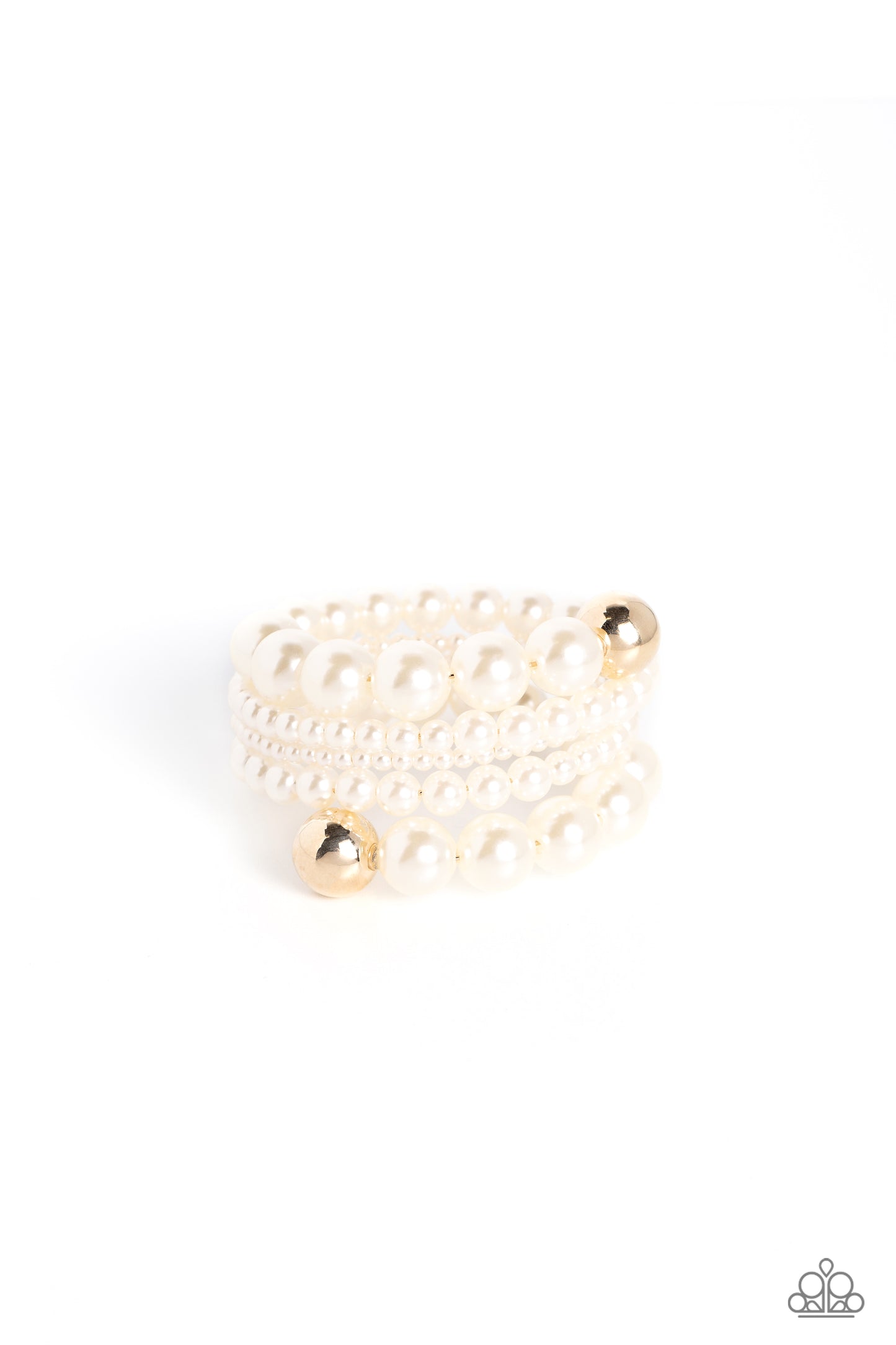 Pleasing Pirouette - gold - Paparazzi bracelet