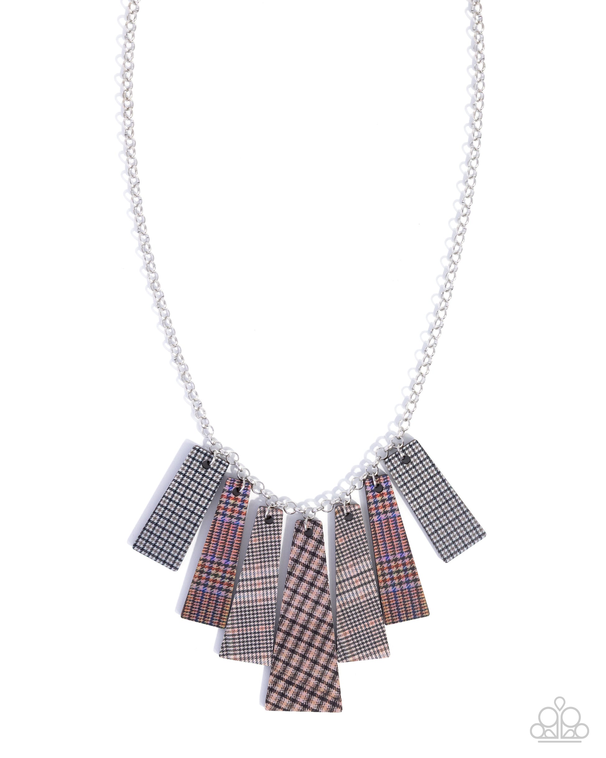 Pleasing Plaid - brown - Paparazzi necklace