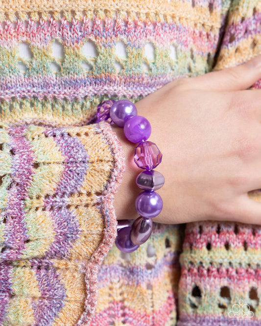 Plentiful Pigment - purple - Paparazzi bracelet