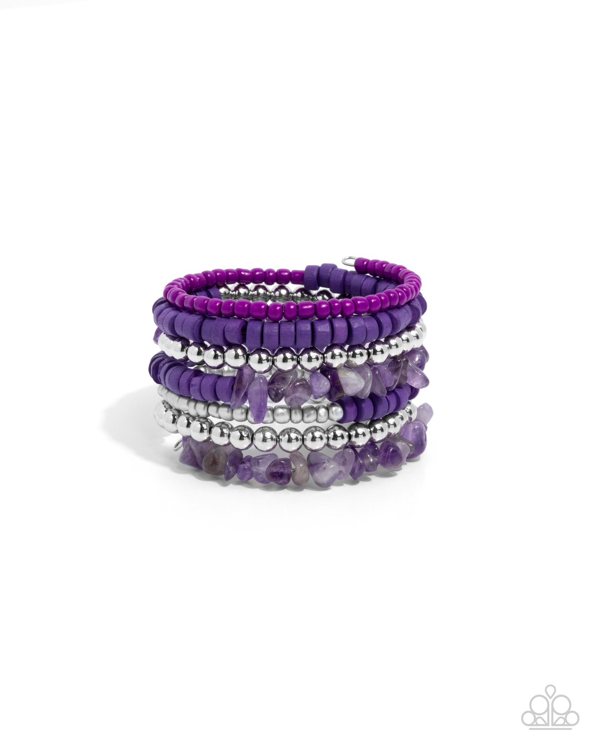 Plentiful Pizzazz - purple - Paparazzi bracelet