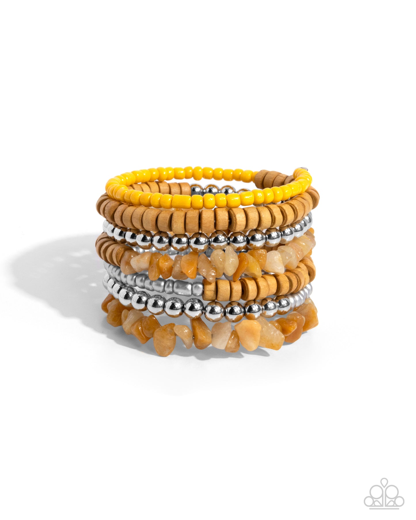 Plentiful Pizzazz - yellow - Paparazzi bracelet