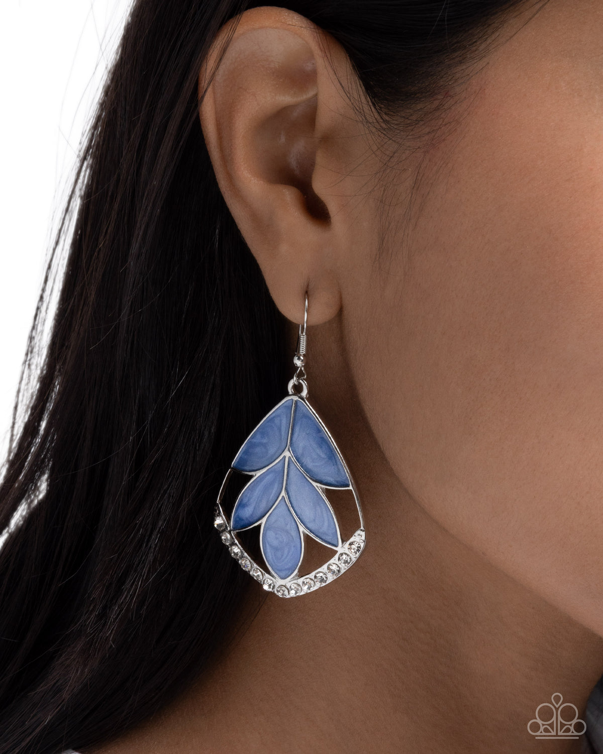 Poetic Paint - blue - Paparazzi earrings