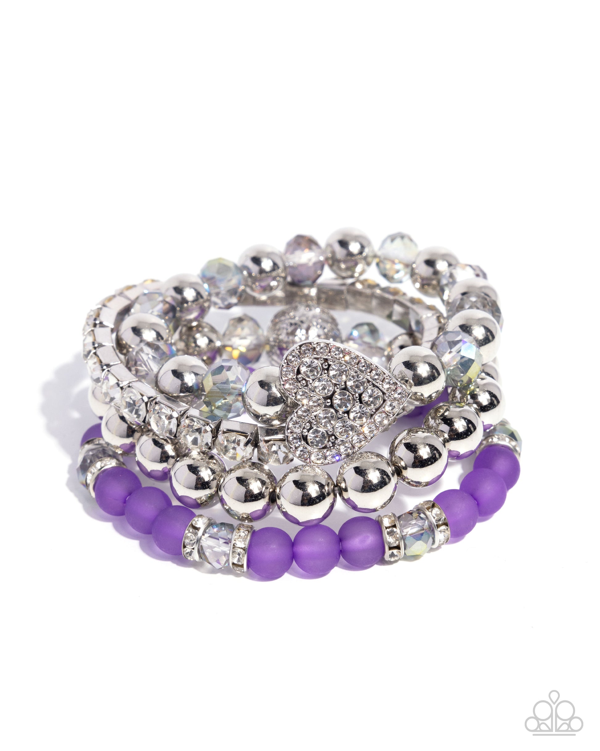 Poetically Plush - purple - Paparazzi bracelet