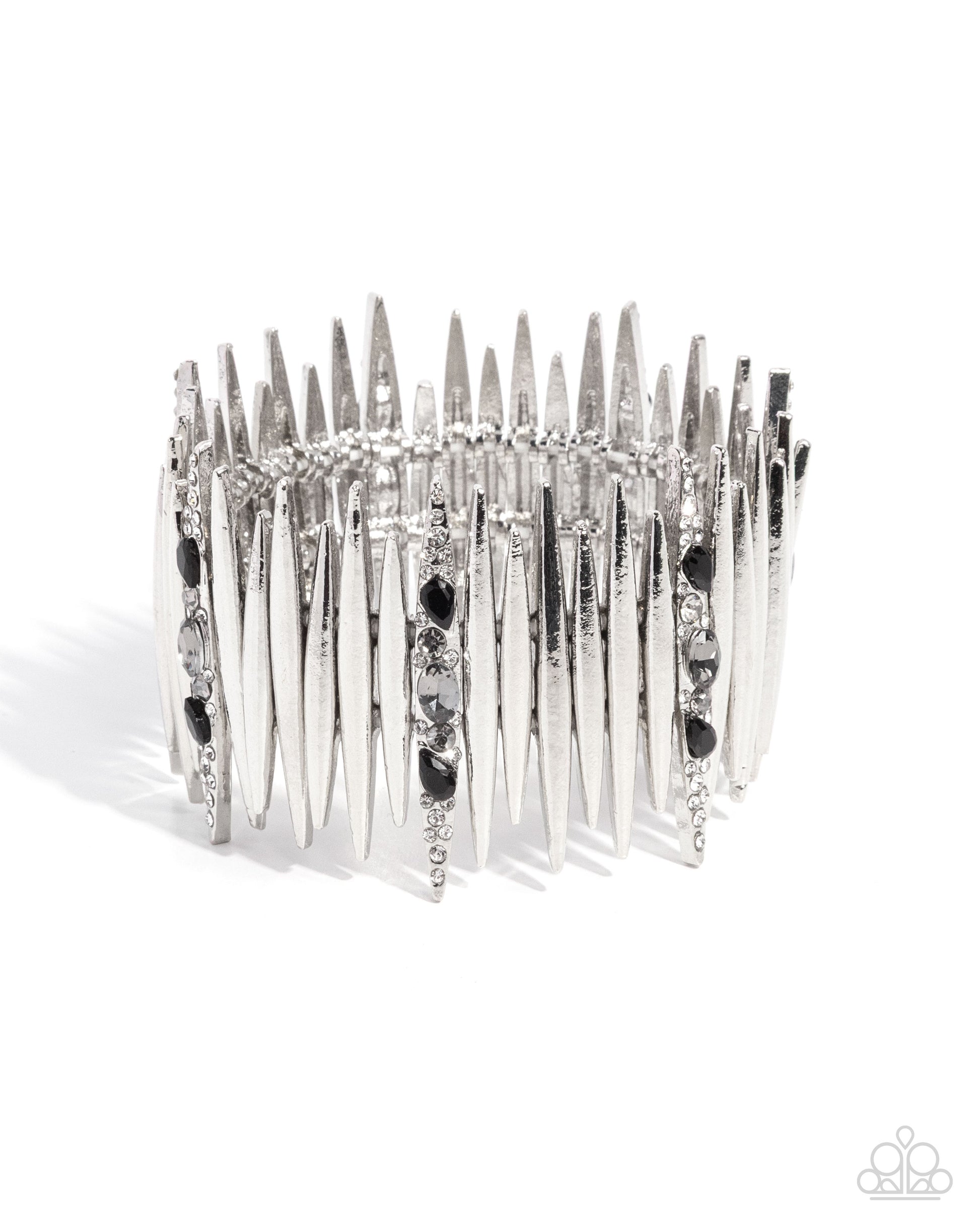 Pointed Potential - black - Paparazzi bracelet