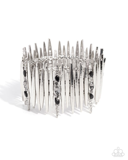 Pointed Potential - black - Paparazzi bracelet