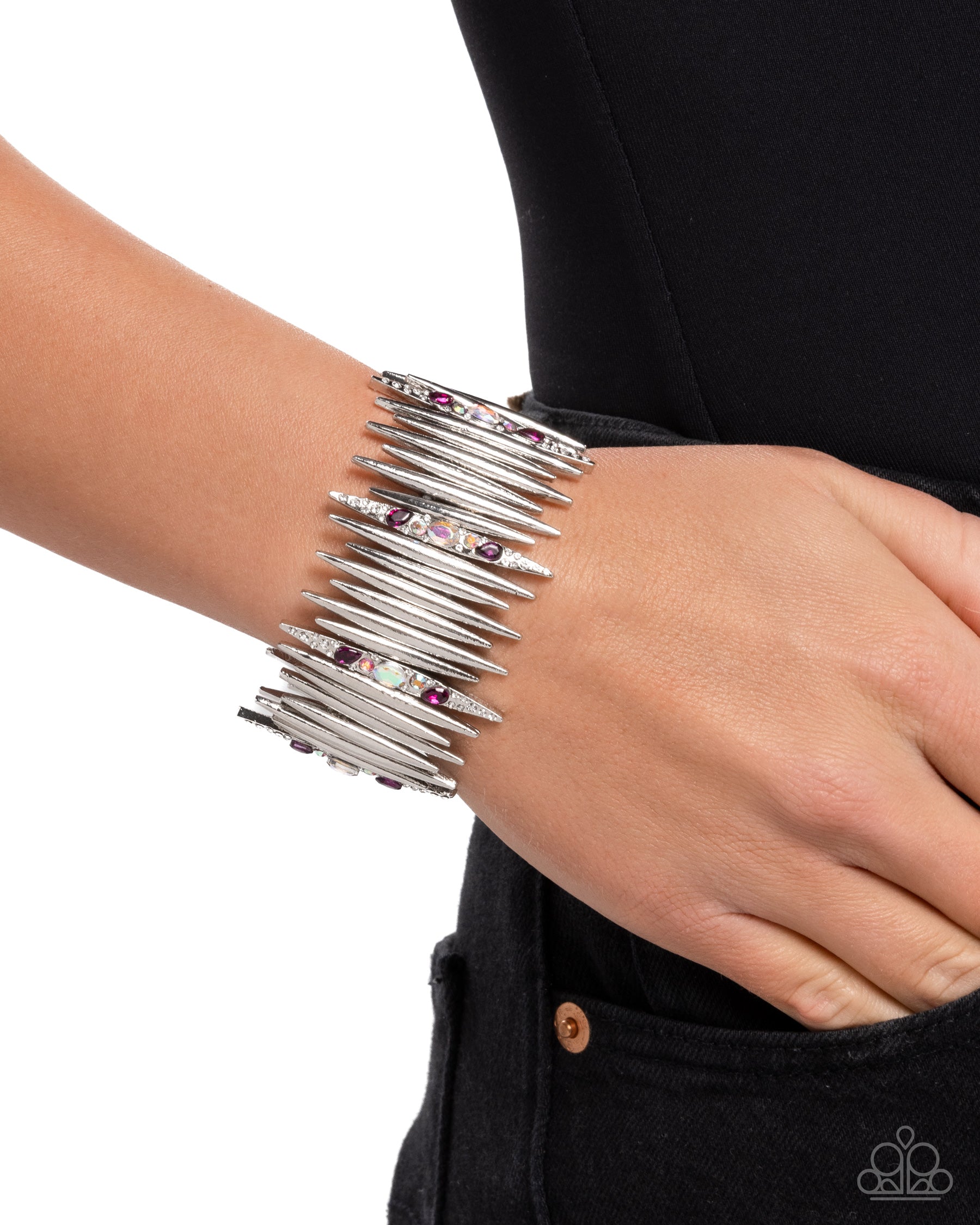 Pointed Potential - pink - Paparazzi bracelet