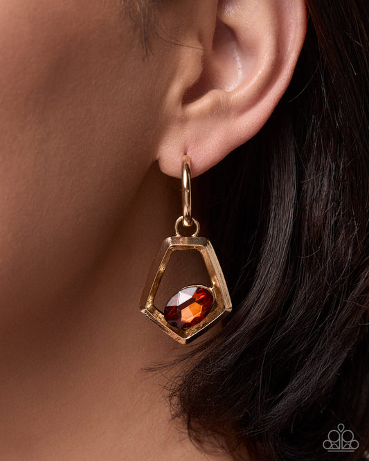 Pointed Premise - brown - Paparazzi earring charms